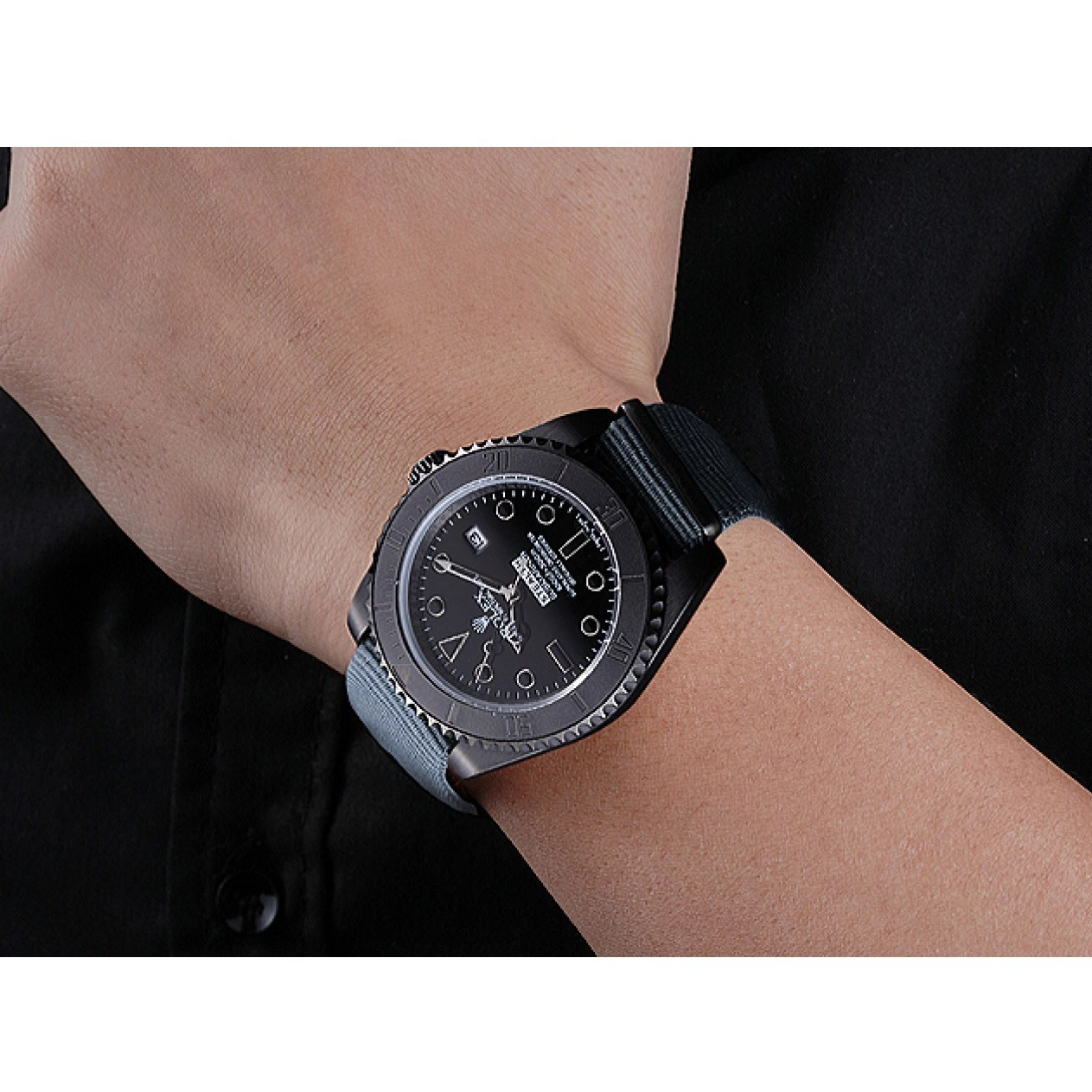 Aaa replica watch Stealth Rolex 621996 Submariner Black 0708